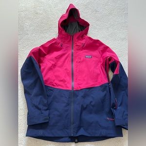 Patagonia Powslayer Ski Shell Goretex Craft Pink and Navy size small